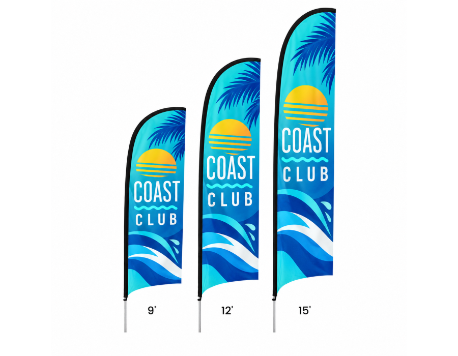 Custom Concave Flags product view