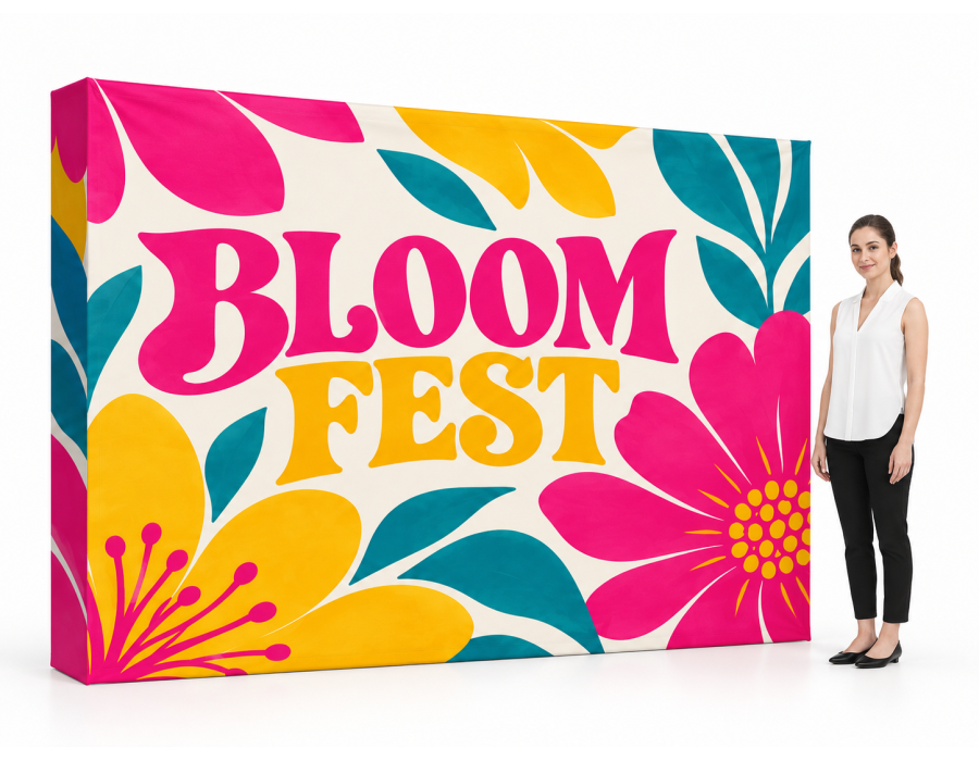 Custom 10' Fabric Pop Up Display (Straight) product view