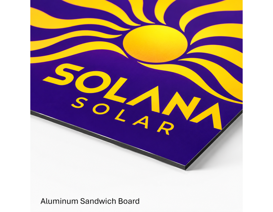 Custom Aluminum Sandwich Board product view