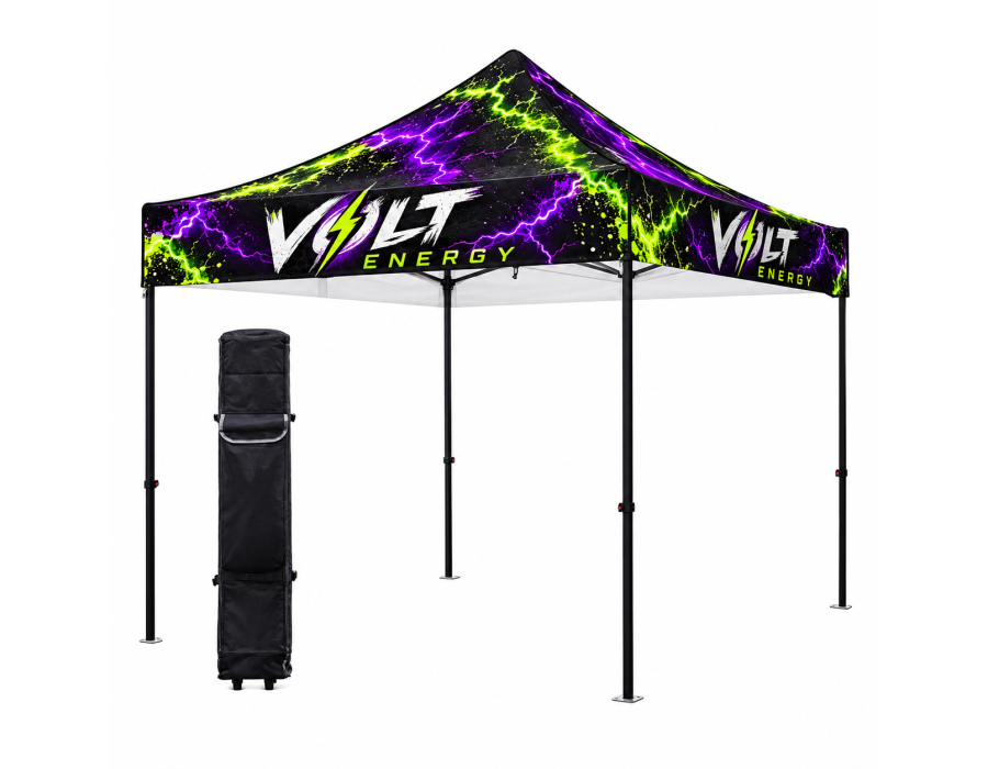 Custom Aluminum (Black)10' Tent Kit17" Valance product view