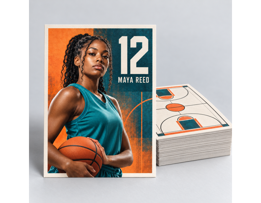Natural Trading Cards with original sample artwork