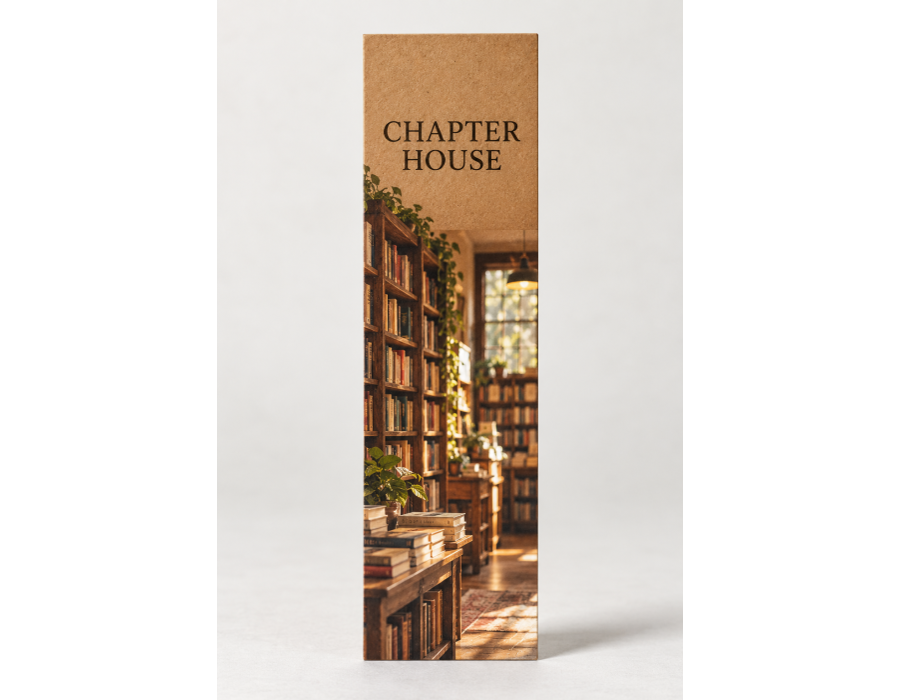 Brown Kraft Bookmarks with original sample artwork