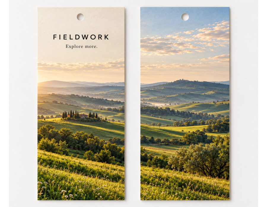 Natural Bookmarks with original sample artwork