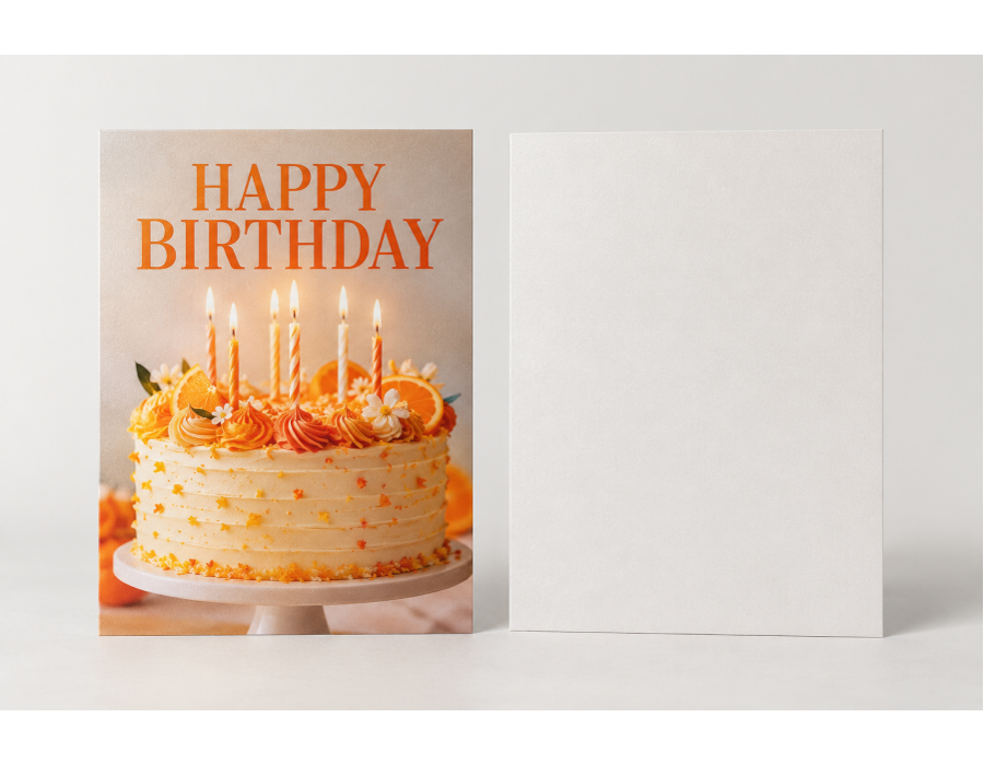 Pearl Announcement Cards with original sample artwork