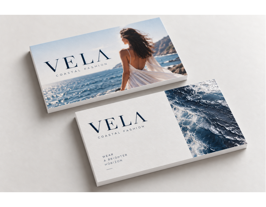 Raised Spot UV Business Cards with original sample artwork
