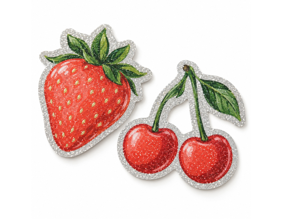 Glitter Permanent Glossy Stickers product view