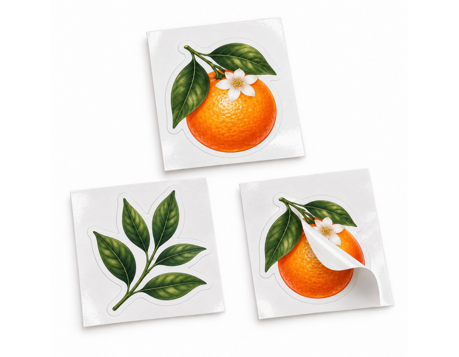 Permanent Glossy Kiss-Cut Stickers product view