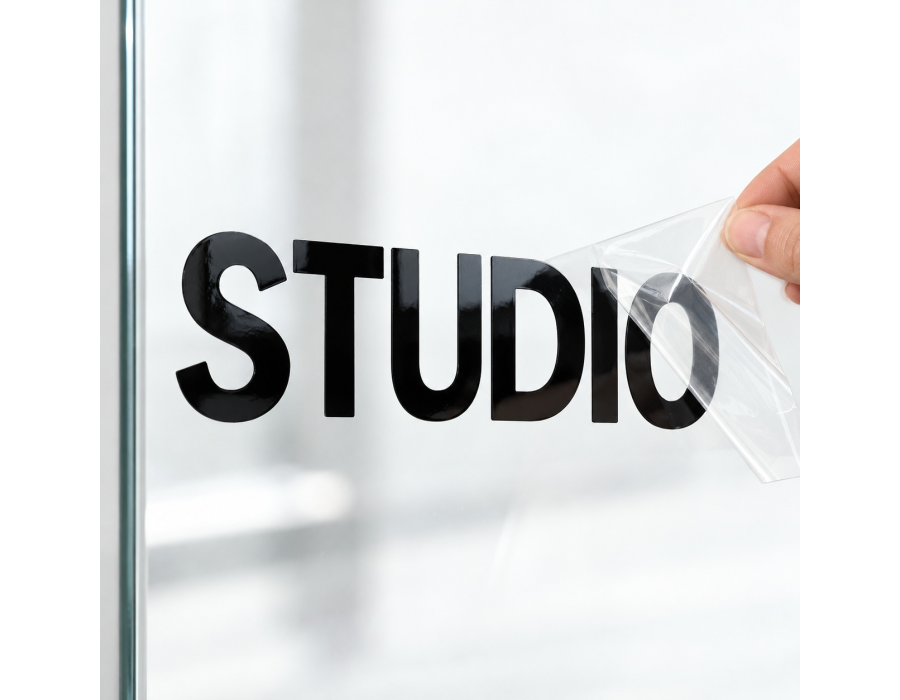 Removable Glossy Vinyl Lettering product view