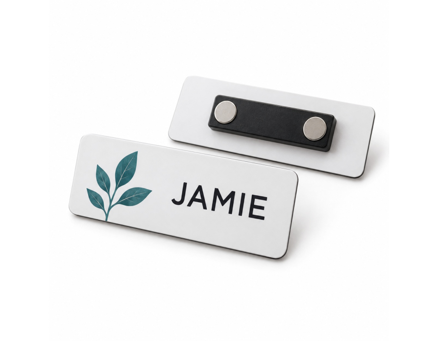 Custom Name Badges product view